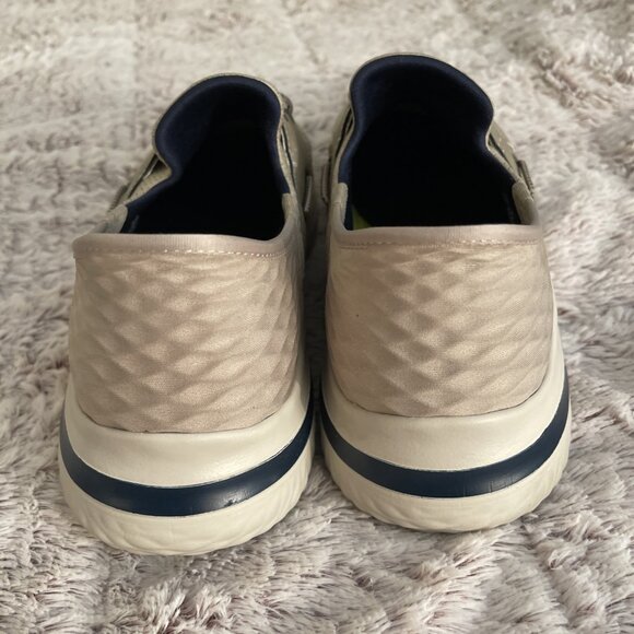 Skechers Delson 3.0 Men's Sz 10.5 US Hands Free Slip Ins Shoes 210606 Taupe Nice - Picture 4 of 16